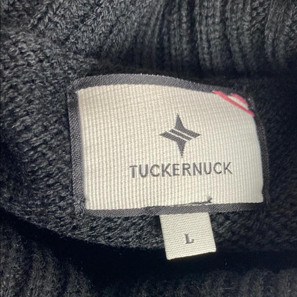 New Tuckernuck Black Sophia Turtleneck Wool / Acrylic Sweater Women’s Size L - Picture 8 of 9